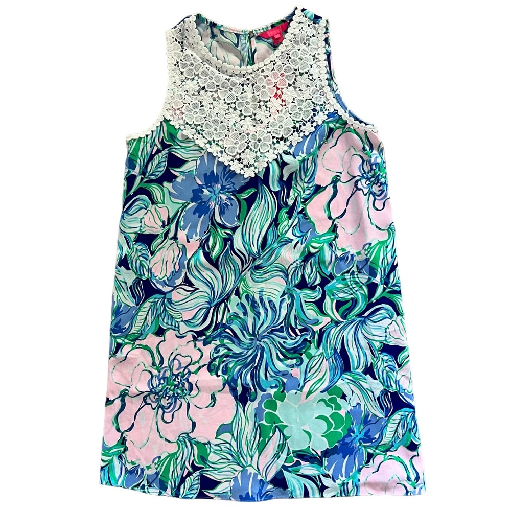 NWT Lilly Pulitzer “Nala” Soft Shift Dress Size 10 – Resort Chic / Classic Lilly - Picture 7 of 11
